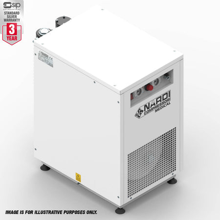 NARDI EXTREME SD 2.00HP 10BAR 30ltr Super Silenced Dental Compressor - airlinkcompressors.com