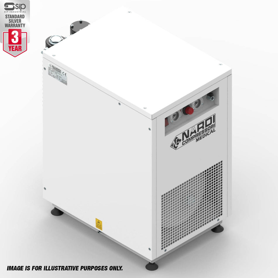 NARDI EXTREME SD 2.00HP 10BAR 30ltr Super Silenced Dental Compressor - airlinkcompressors.com